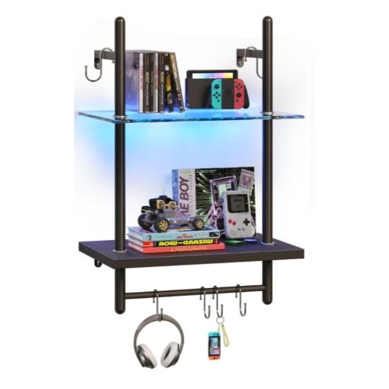 LED Wall-Mounted Shelf / Display Rack