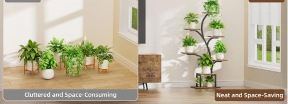 LED Plant Stand with Full-Spectrum Grow Light (Tree-Shaped)