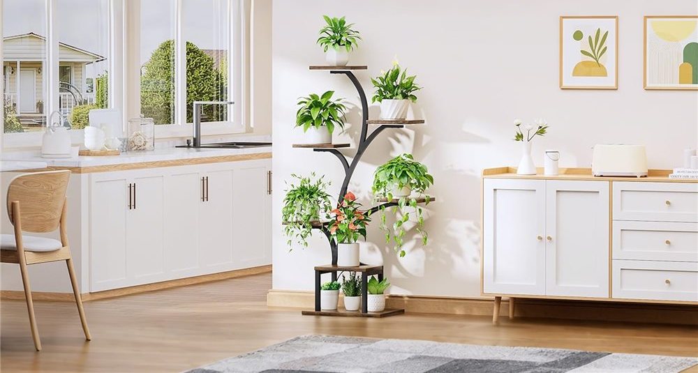 LED Plant Stand with Full-Spectrum Grow Light (Tree-Shaped)