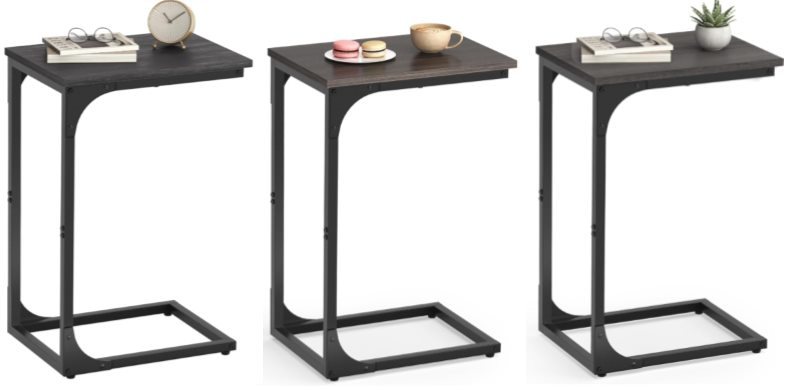C-Shaped Side Table (Sofa End Table)