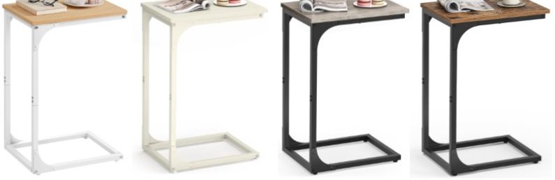 C-Shaped Side Table (Sofa End Table)
